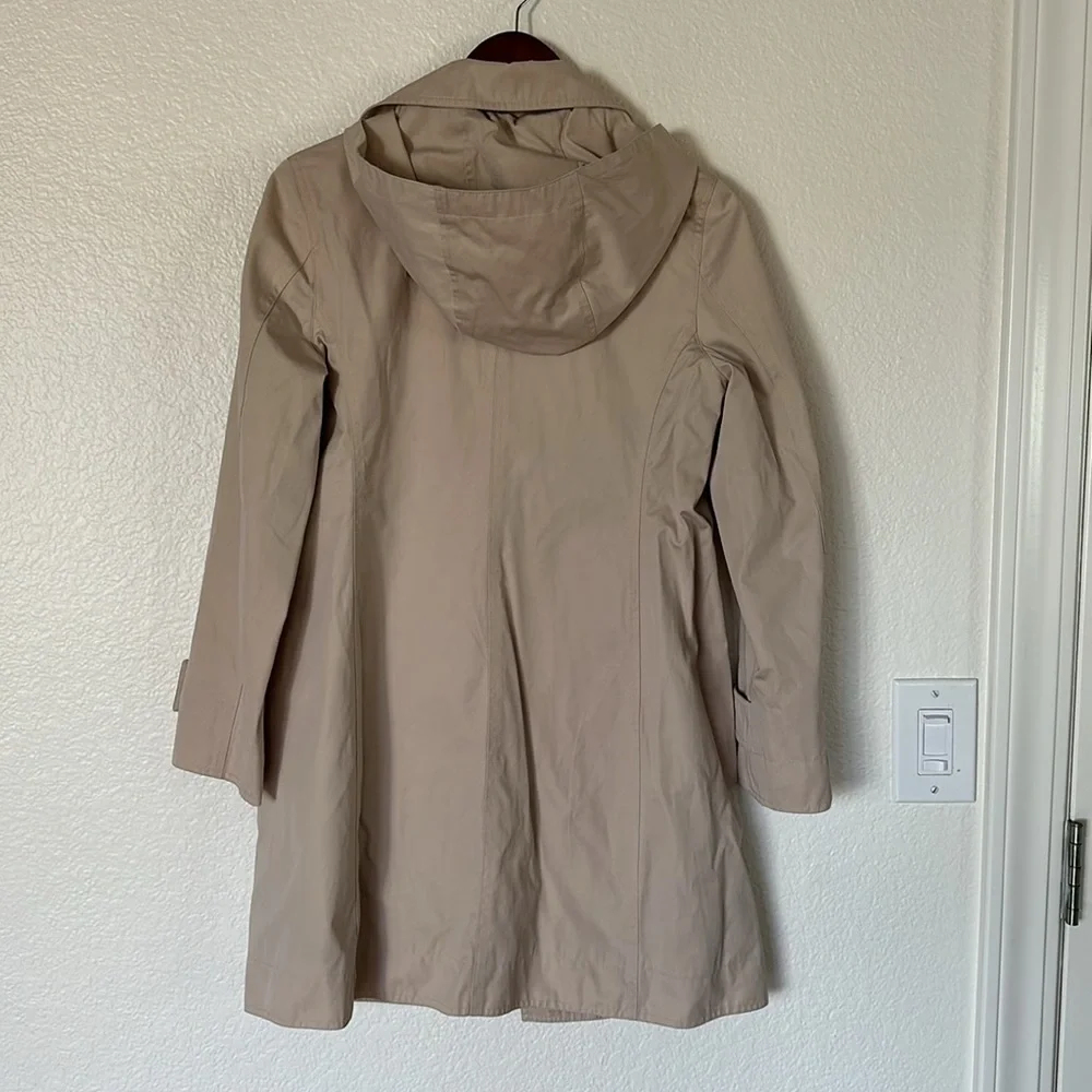 Michael Kors trenchcoat with removable hood, medium